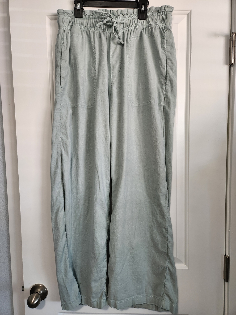 American Eagle Dreamy Drape Linen Blend Pant